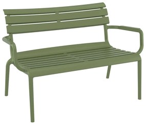 Καναπές - Παγκάκι Paris 20.0859 116x70x75cm Olive Green Διθέσιος