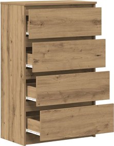 vidaXL Μπουφές Τεχνίτης Δρυς 60x35x98,5 εκ Ξύλο μηχανής