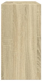 vidaXL Ντουλάπι Νιπτήρα Sonoma Δρυς 63x29x55 εκ. Επεξεργασμένο Ξύλο