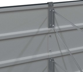 vidaXL Γλάστρα Ανθρακί 320 x 80 x 45 cm Ατσάλι