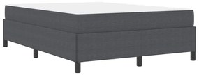 vidaXL Σκελετός Κρεβατιού Άλλο Σκούρο γκρι 160 x 200 cm Βελούδο