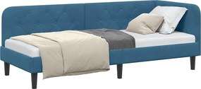 vidaXL Κρεβάτι Γωνίας Μπλε 80 x 200 cm Βελούδο