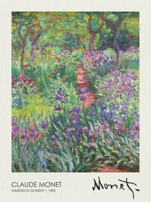 Αναπαραγωγή The Artist’s Garden in Giverny (1900), Claude Monet