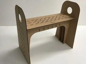 Σετ των 2 Intra απο ξύλο plywood 3mm-4mm πάχος – ξύλο καρέκλας Blanco από κόντρα πλακέ 20x25 cm INTRAVECTRY-MY554685