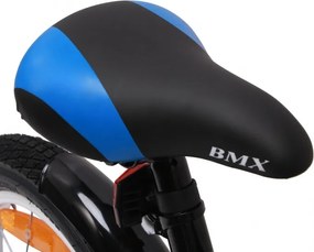 BMX Fun 14 Inch 21 cm Boys Coaster Brake Black/Blue