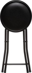 Πτυσσόμενο Σκαμπό (Φ30x45) F-V Black 140291A