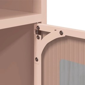 Ντουλάπι Ροζ 100,5x39x107 εκ. από Χάλυβα Ψυχρής Έλασης - Ροζ