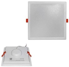Φωτιστικό Ψευδοροφής Τετράγωνο 20W LED Slim Line IP20 με τροφοδοτικό 230V Lumen-21-132000-Λευκό 21-132000