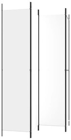 vidaXL Διαχωριστικό Δωματίου με 4 Πάνελ Λευκό 200 x 220 εκ. Υφασμάτινο