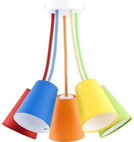Φωτιστικό Οροφής πολύφωτο WIRE COLOUR πολύχρωμο TK Lighting-2107-Πολύχρωμο 2107