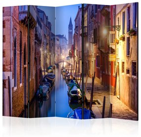 Διαχωριστικό με 5 τμήματα - Evening in Venice II [Room Dividers] 225x172