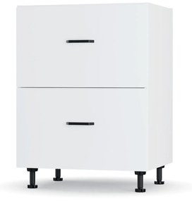 Modest Κάτω Ντουλάπι Συρταριέρα Λευκό 60x48x82 εκ LD1160M02
