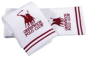 GREENWICH POLO CLUB ΠΕΤΣΕΤΕΣ ΚΟΥΖΙΝΑΣ ΣΕΤ 2TMX 40Χ60 2805 ΚΟΚΚΙΝΟ, ΛΕΥΚΟ