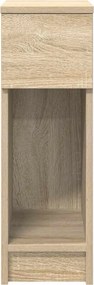 vidaXL Κομοδίνο με συρτάρι Sonoma Δρυς 20x36x60 εκ.