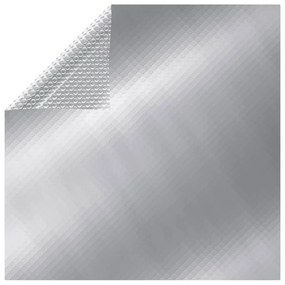 Κάλυμμα Πισίνας Ορθογώνιο Ασημί 1200x600 εκ. από Πολυαιθυλένιο - Ασήμι