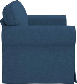 vidaXL Καναπές 120cm Μπλε Μέταλλο