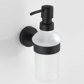 Dispenser Μπάνιου Τοίχου 200ml Wenko Bosio Black Matt 24235100