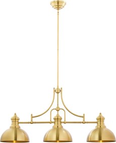 Κρεμαστό Πολύφωτο Platino 122,5cm Χρυσό