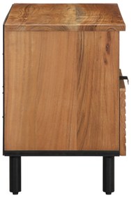 vidaXL Καναπές τηλεόρασης 80x33,5x46 εκ. Μασίφ ξύλο ακακίας