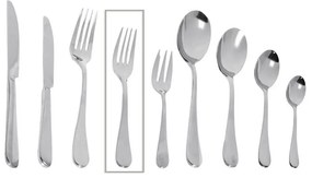 Πιρούνι Φρούτου Benefit 17.7cm 18/0 Σετ 6 τμχ Cus406K12 Silver Espiel Stainless Steel