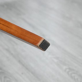 Σετ 2 καρέκλες τραπεζαρίας Vintage Ξύλινες Ύφασμα Μαύρες