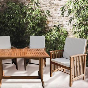 Τραπέζι Borneo Fylliana Ξύλινο Καρυδί 120x70x72 εκ. 120x70x72 εκ.