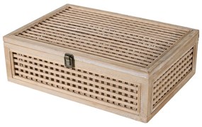 Artekko Box Διακοσμητικό Κουτί Ξύλο Μπαμπού Φυσική Απόχρωση (47x32.5x14.5)cm Artekko AV48148
