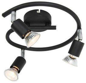 Φωτιστικό Spot Luminairies MC634BK3G Black Metal