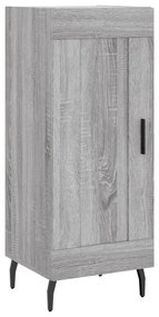 vidaXL Μπουφές Sonoma Γκρι 34,5 x 34 x 180 εκ. από Επεξεργασμένο Ξύλο