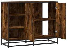 Sideboard Καπνιστή δρυς 92x35x76 cm Κατασκευασμένο ξύλο - Καφέ