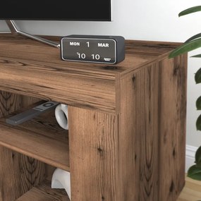 Έπιπλο τηλεόρασης Midili Megapap χρώμα καπνιστή καρυδιά 135x42x60,7εκ. - GP041-0082,2