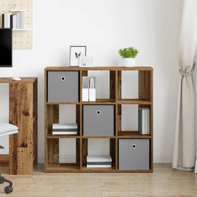 vidaXL Πλαϊνό γραφείο Παλιό ξύλο 88,5 x 29 x 84,5 εκ.