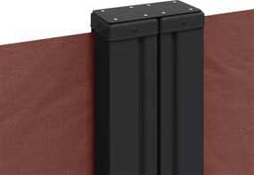 vidaXL Σκίαστρο Πλαϊνό Συρόμενο Καφέ 120 x 1000 εκ.