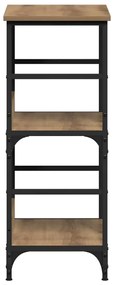 vidaXL Βιβλιοθήκη Αρτισιανή Δρυς 50x33x82 εκ. Επεξεργ. Ξύλο