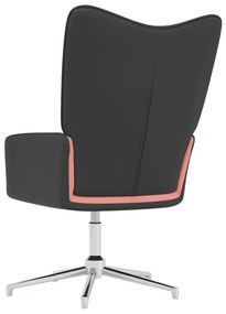 Πολυθρόνα Relax Ροζ από Βελούδο και PVC - Ροζ