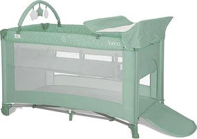 BABY COT TORINO 2 LAYERS PLUS GREEN