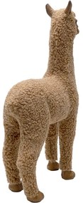 Διακοσμητικό Επιτραπέζιο Happy Alpaca Καφέ 38*26*9.2εκ. - Καφέ