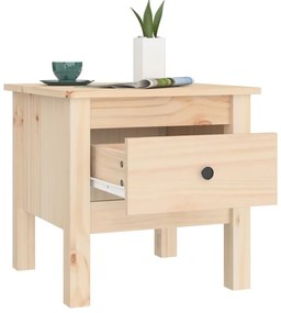 vidaXL Βοηθητικά Τραπέζια 2 τεμ. 40x40x39 εκ. από Μασίφ Ξύλο Πεύκου
