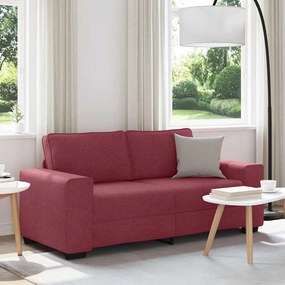 vidaXL Διθέσιος Καναπές Κόκκινος 180x77x82 εκ. Ύφασμα