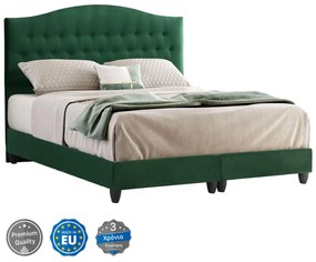 BED MALENA, CYPRESS GREEN VELVET, 150x200