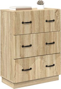 vidaXL Ντουλάπι με Συρτάρια Sonoma Δρυς 66 x 34,5 x 87 εκ.