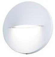 Απλίκα Τοίχου Στρογγυλή LED 3W 4000k Αλουμινίου IP65 ΦOS_ME-17-04686-1-Λευκό 17-04686-1