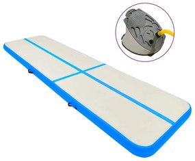 Στρώμα Ενόργανης Φουσκωτό Μπλε 800 x 100 x 20 εκ. PVC με Τρόμπα - Μπλε
