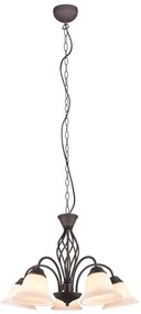 Φωτιστικό Οροφής Rustica 101000524 5xE14 40W Φ60cm 150cm Rust Trio Lighting Metal