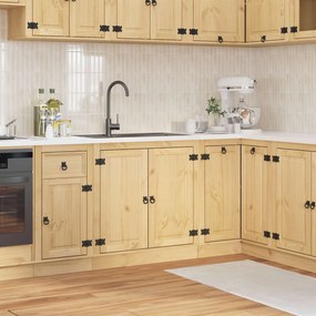 vidaXL Ντουλαπιού (Cabinet) SKI Μέλι Καφέ 80 x 46 x 81 εκ