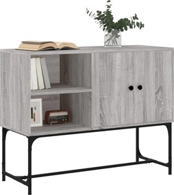 vidaXL Ντουλάπι Γκρι Sonoma 100x40x79,5 εκ. από Επεξεργασμένο Ξύλο