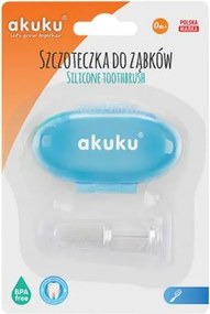 Δακτυλική Οδοντόβουρτσα Μωρού Akuku Γαλάζιο A0263