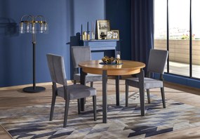 SORBUS table golden oak / graphite DIOMMI V-PL-SORBUS-ST-DĄB_MIODOWY/GRAFITOWY DIOMMI-60-22715