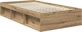 vidaXL Σκελετός Κρεβατιού Artisan Δρυς 100 x 200 cm