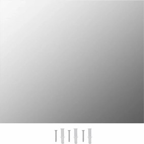 vidaXL Καθρέφτης 70 x 50 εκ. Γυάλινος Χωρίς Πλαίσιο